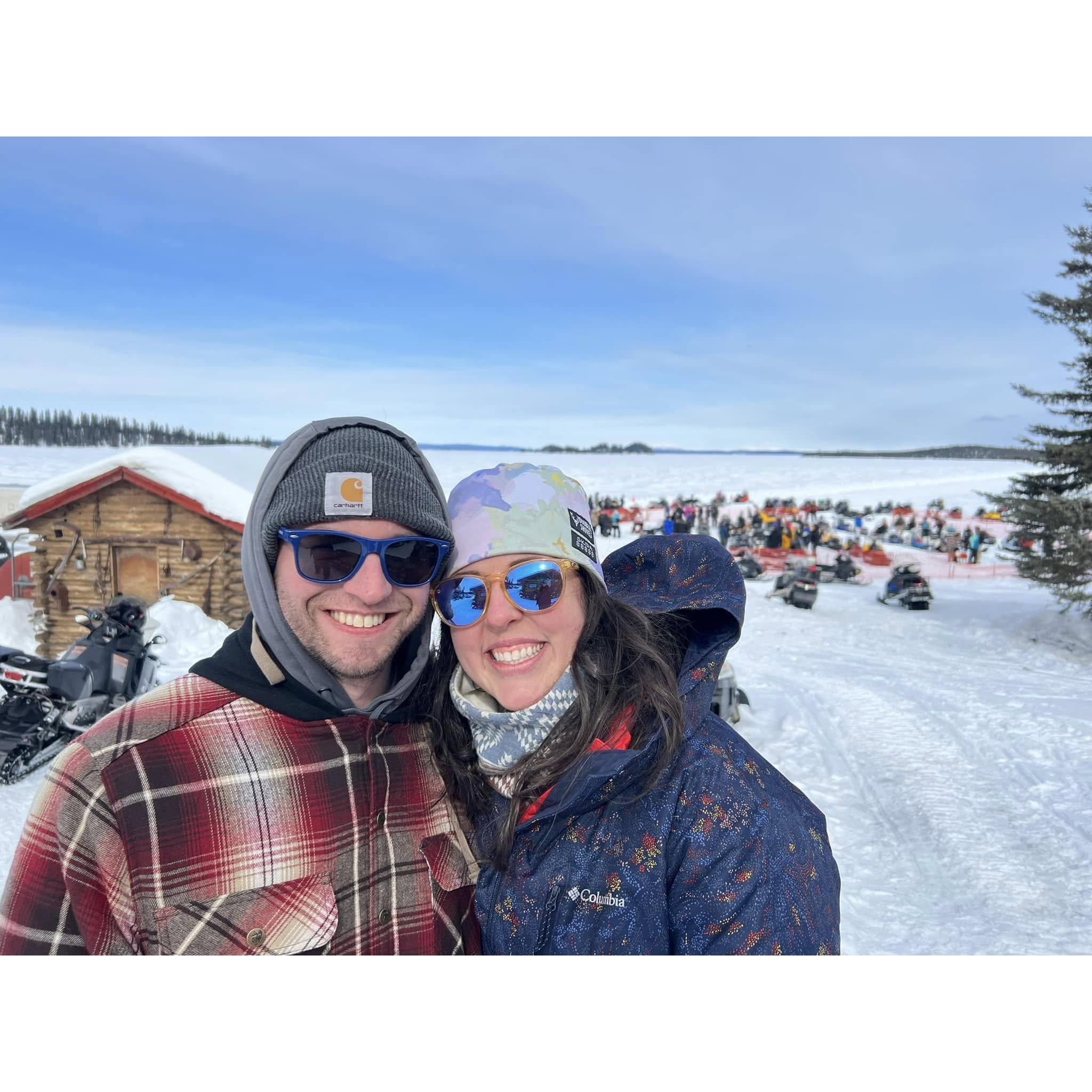 Lake Louise antique snowmachine run 2023