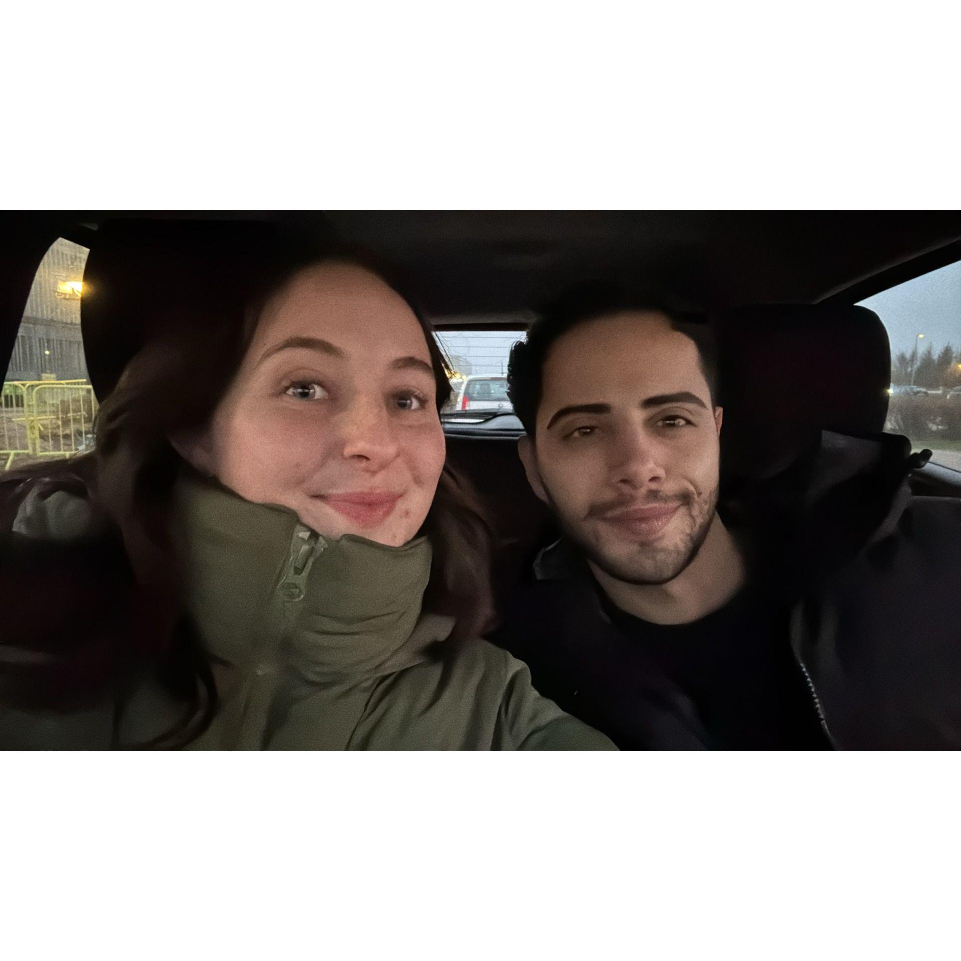 Murat's first time in Denmark