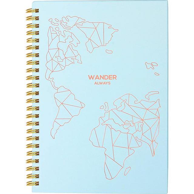Travel Planner Journal for Women– Travel Notebook and Vacation Journal for 6 Trips– A Great Travel Gift - Undated, 6 Trips