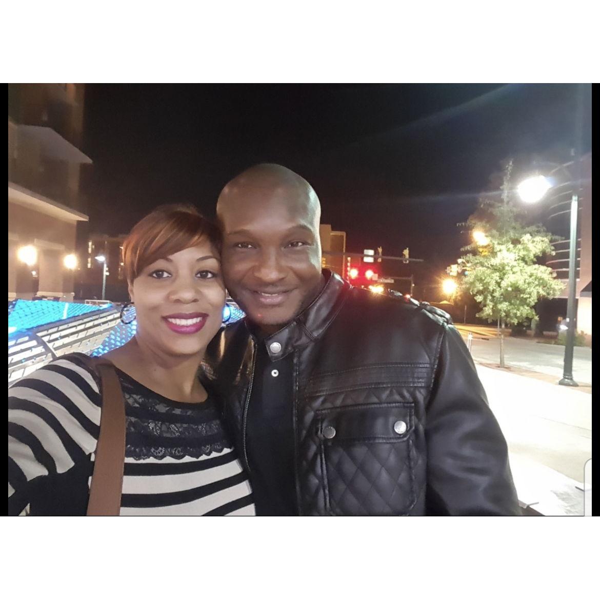 The night of our first date in Chapel Hill, NC.