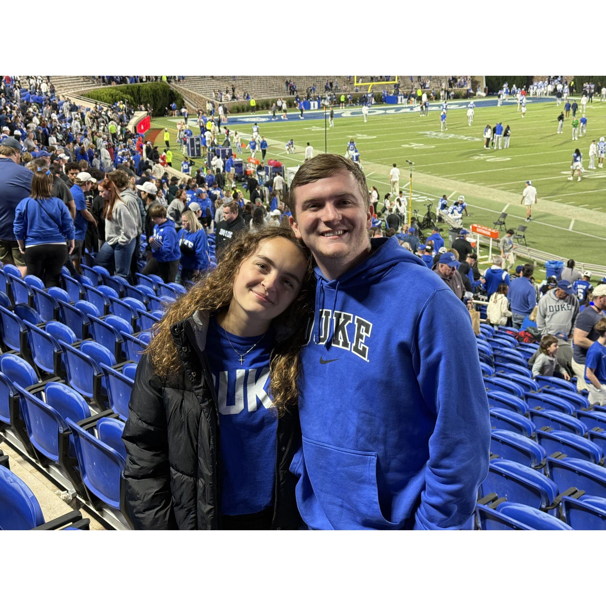 Duke football game