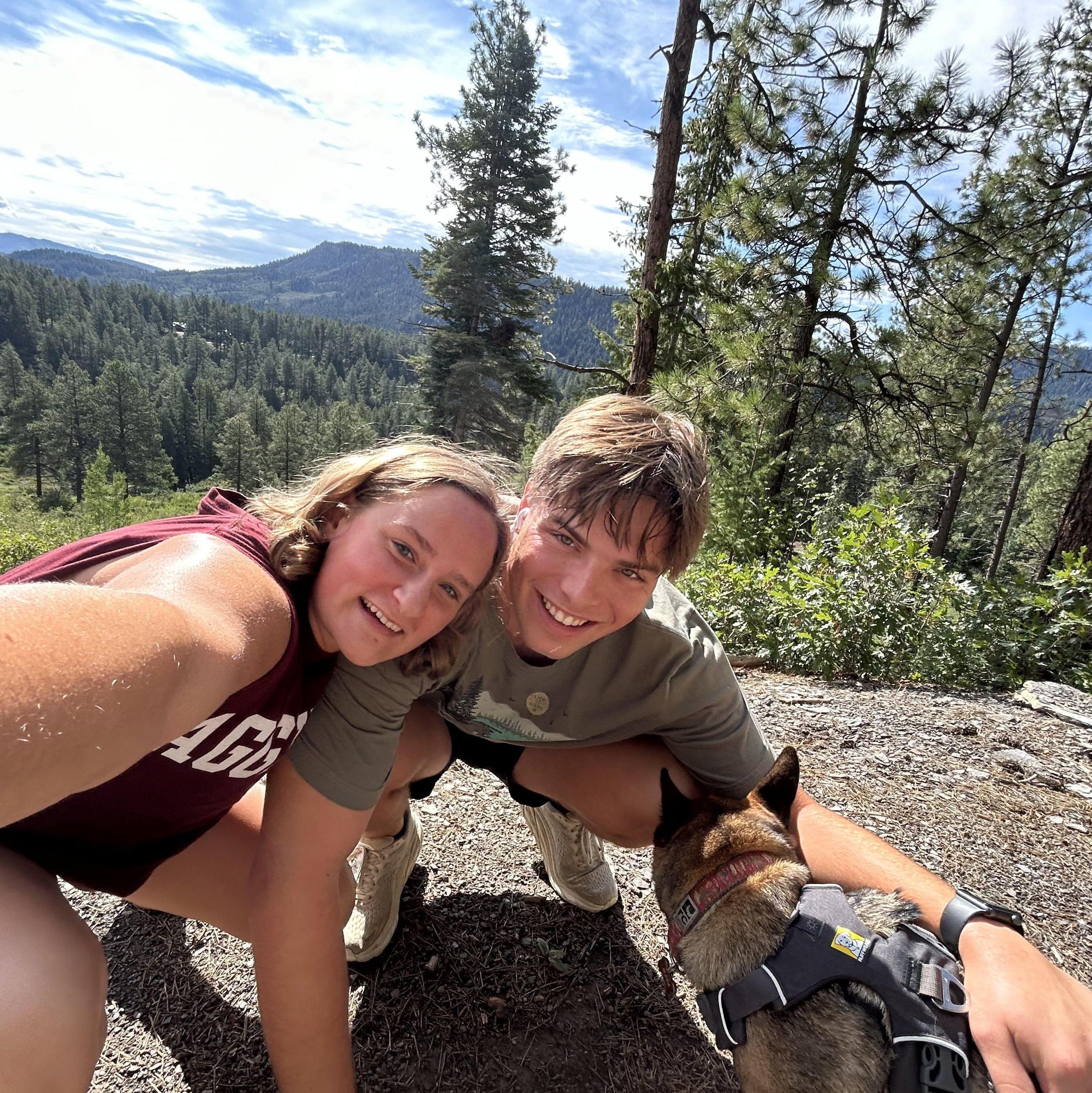 Trail runs! Kylee's favorite thing ever! Thank you Ben for running with me! Yay Mara Bara (Forrest puppy)!