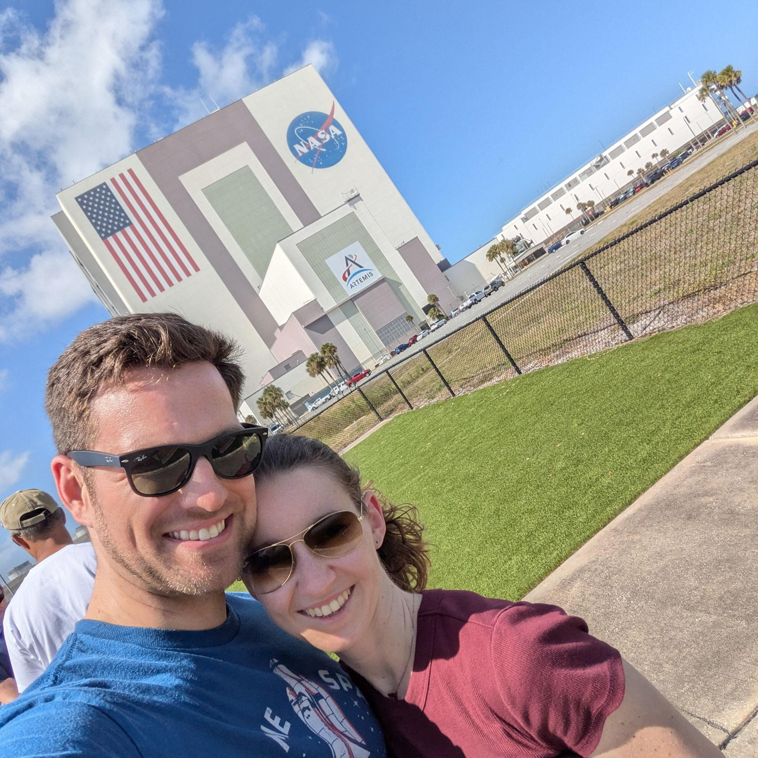 Toured Kennedy space center together