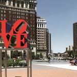 in Philly, Love Park