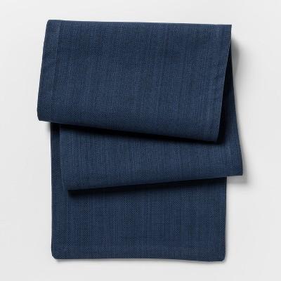 108"x14" Table Runner Navy - Threshold™