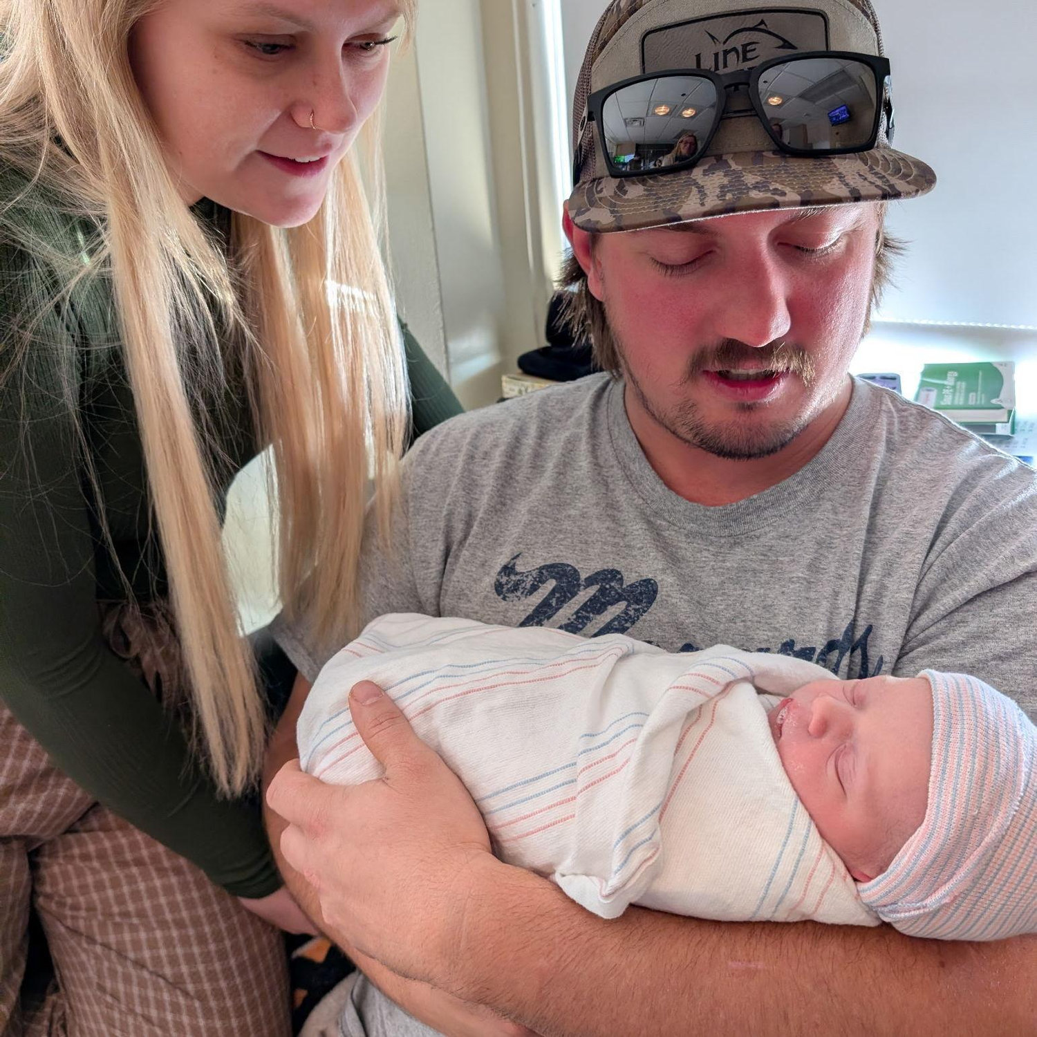 First picture with our niece, Ivy. <3