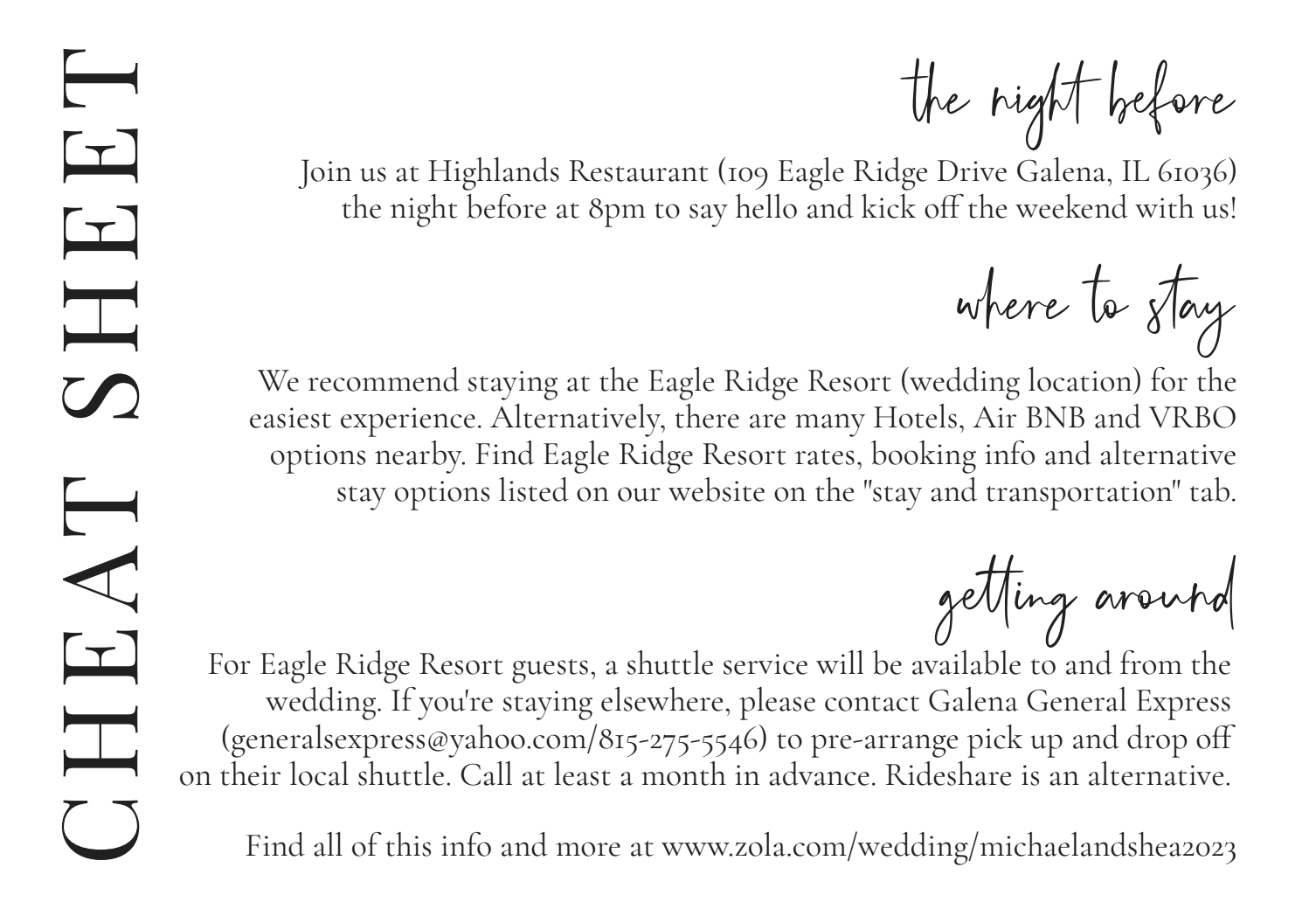 The Wedding Website of Shea Warren and Michael Murnane