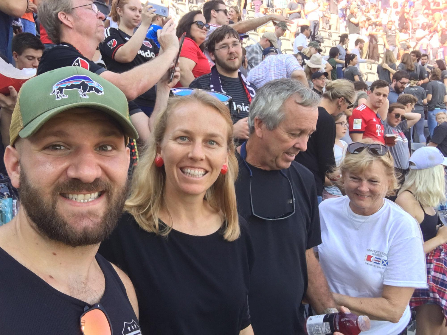 With Alan and Susan at a DC United game