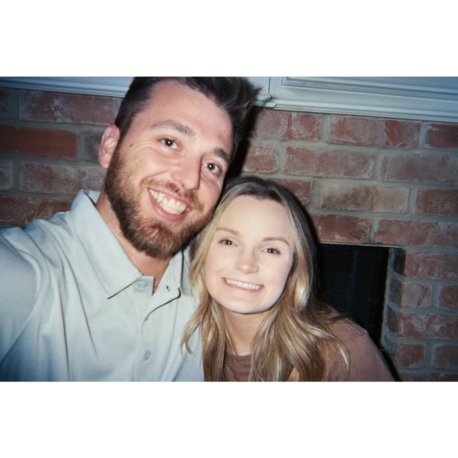 First night in our first home together!