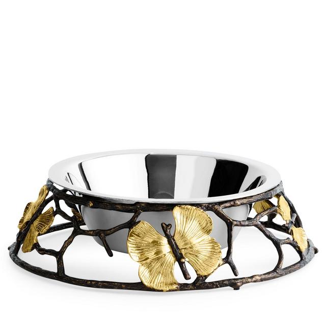 Michael Aram Butterfly Ginkgo Large Dog Bowl