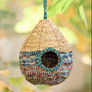 Recycled Sari Droplet Bird Nester
