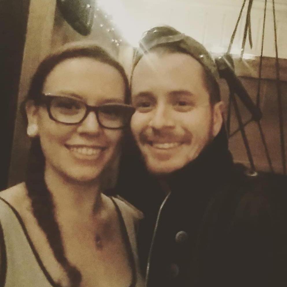 The first photo we took together