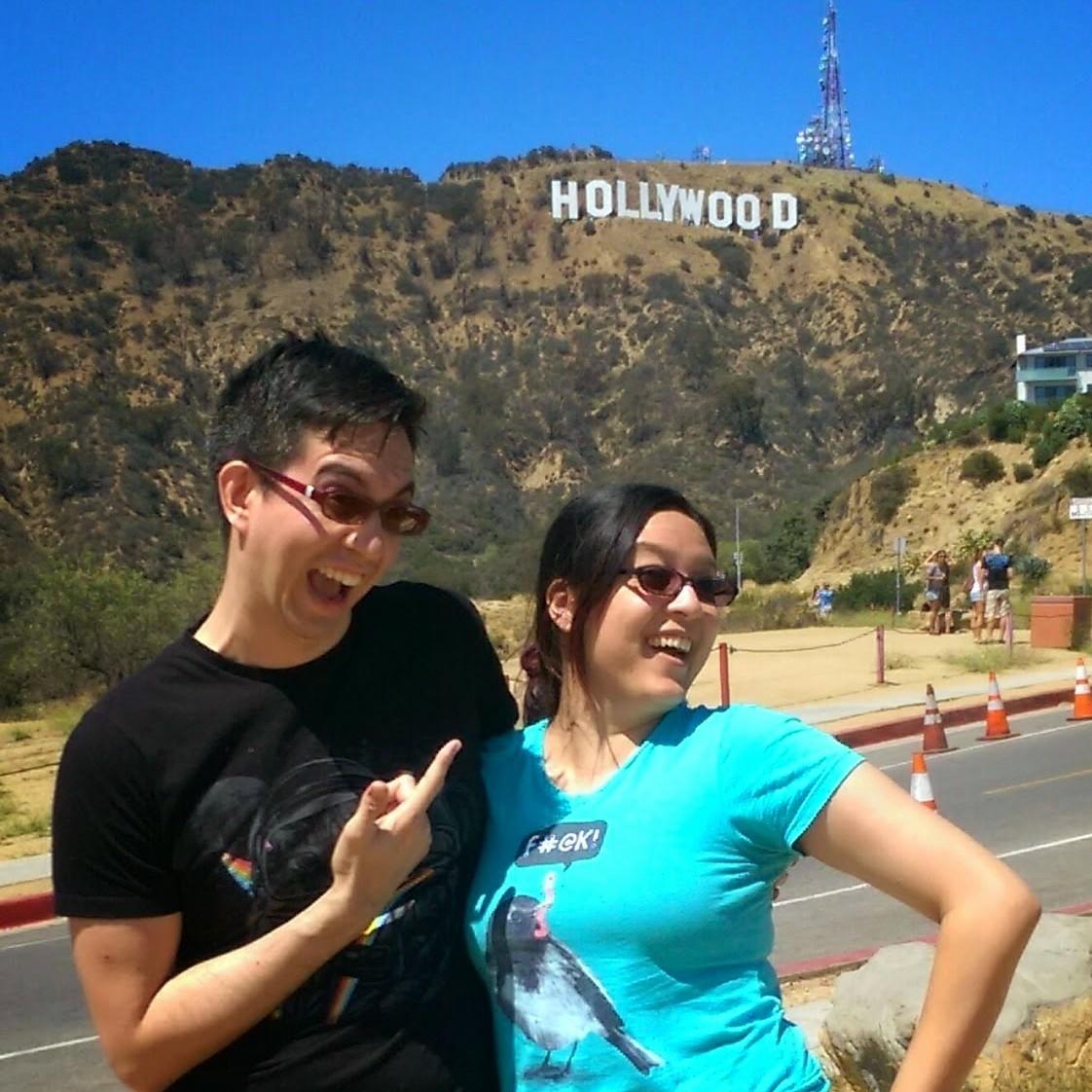 A visit to Hollywood!  This is before we moved to LA, where we technically visited Hollywood Monday to Friday for our dayjob.