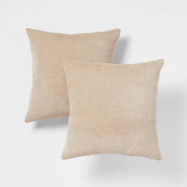 Oversized Stitched Lumbar Throw Pillow Neutral - Threshold™