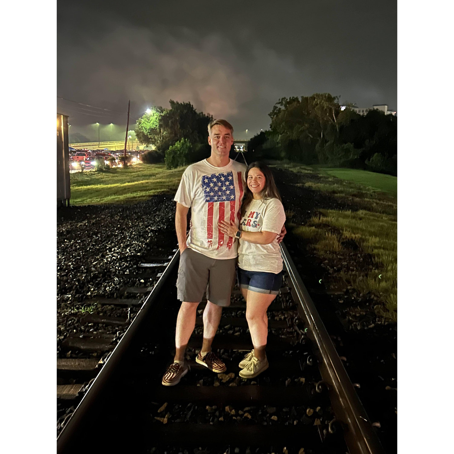 The night we got engaged!