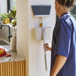 CleanTech Wall-Mounted Broom