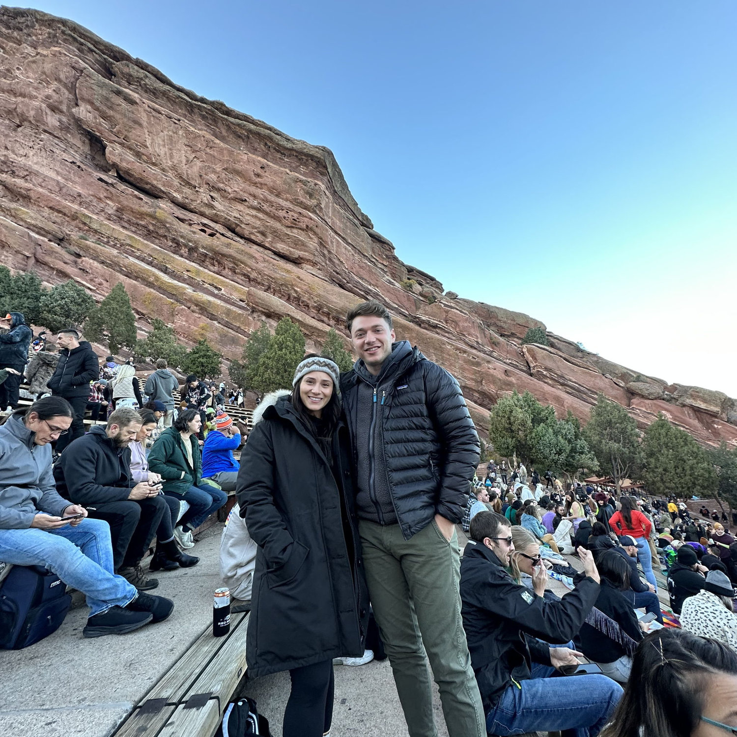 Seeing our favorite group Rufus du sol at red rocks
