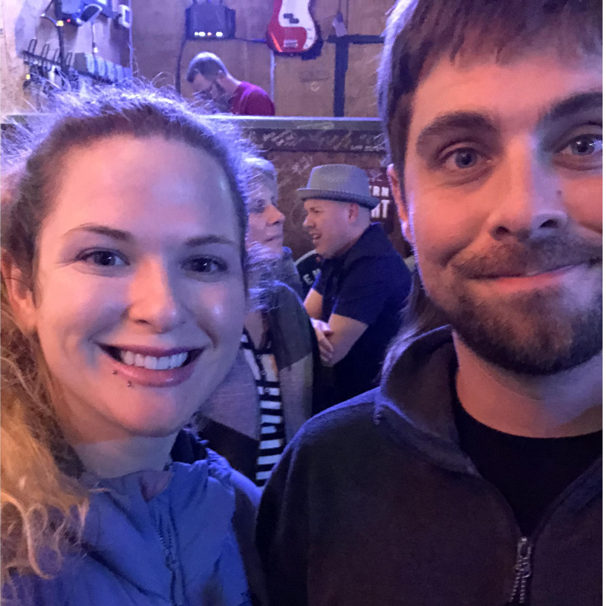April 2019: At a honky tonk in Nashville