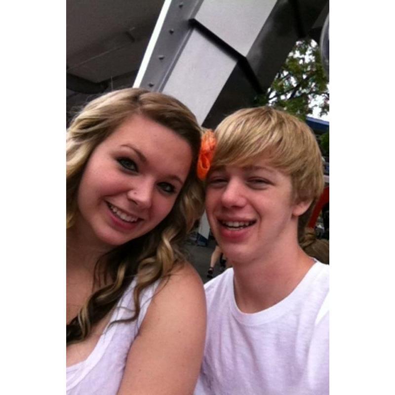 On a ride at Disney World, 2014