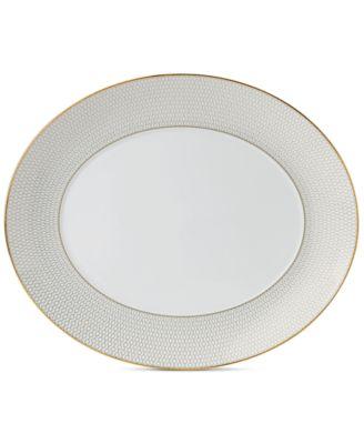 Wedgwood - Arris Oval Serving Platter 13