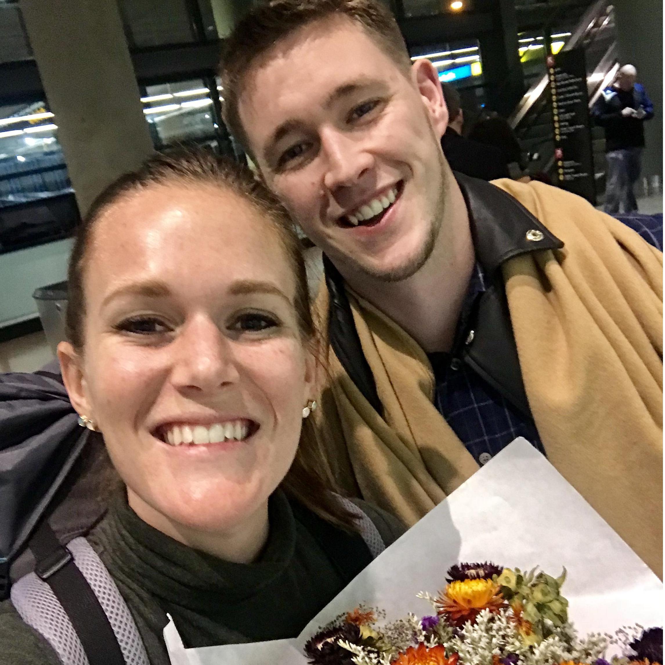 Megan landed in Seattle to STAY for the first time!