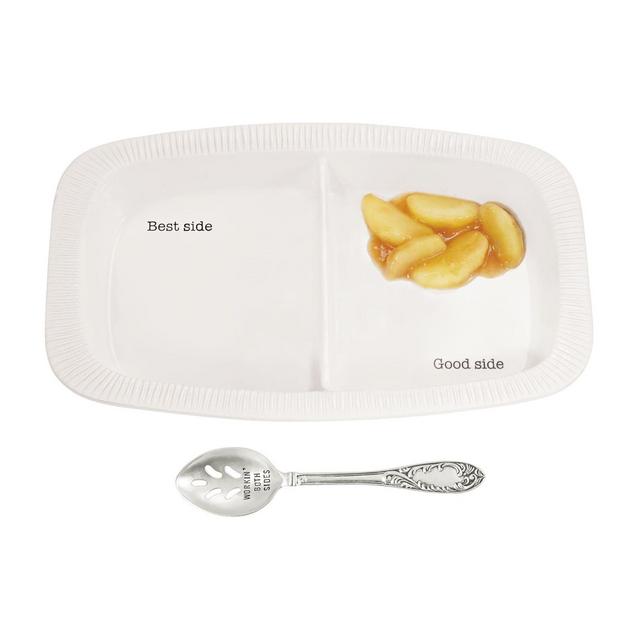 Mud Pie® 2-Piece Divided Serving Dish Set