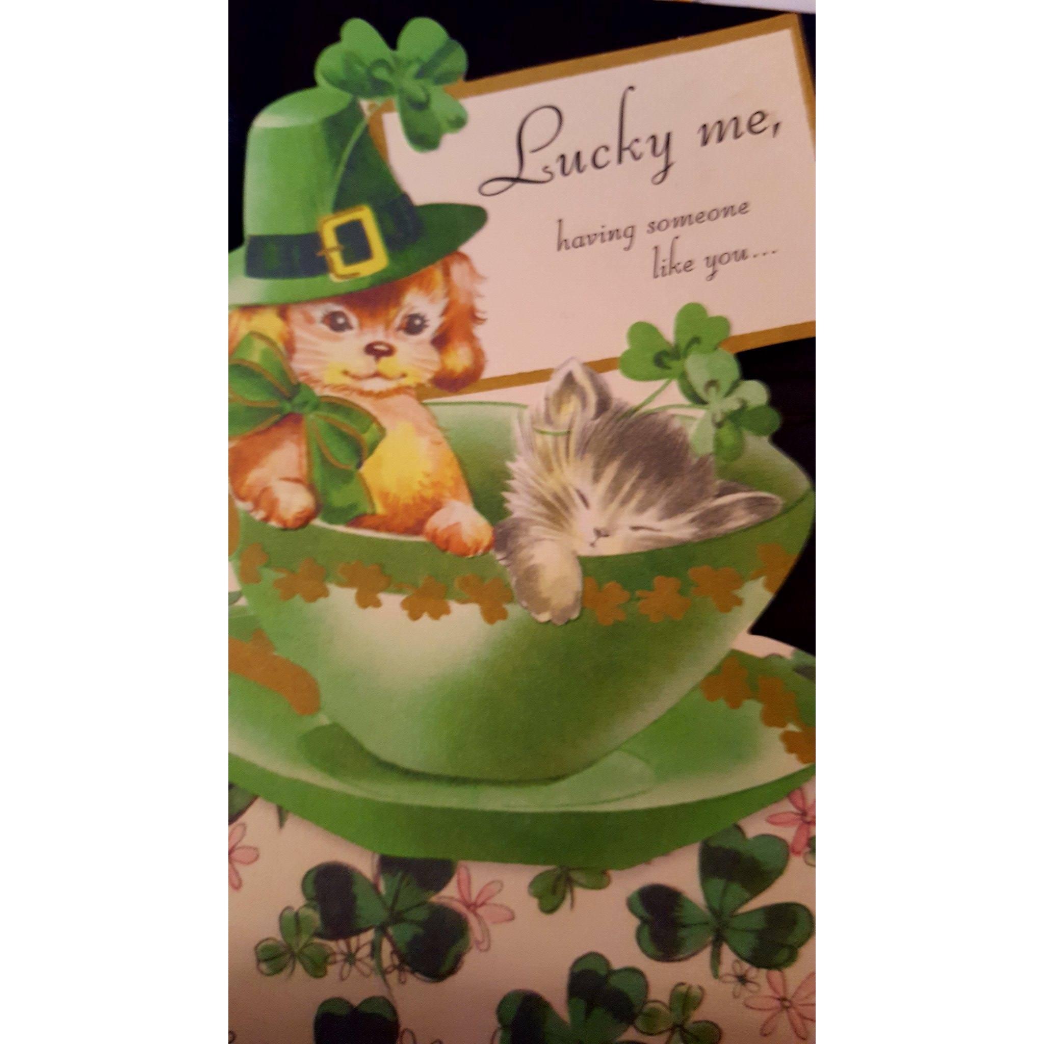 Born on Saint Patty's Day and we both got lucky. <3 (I knew then.)