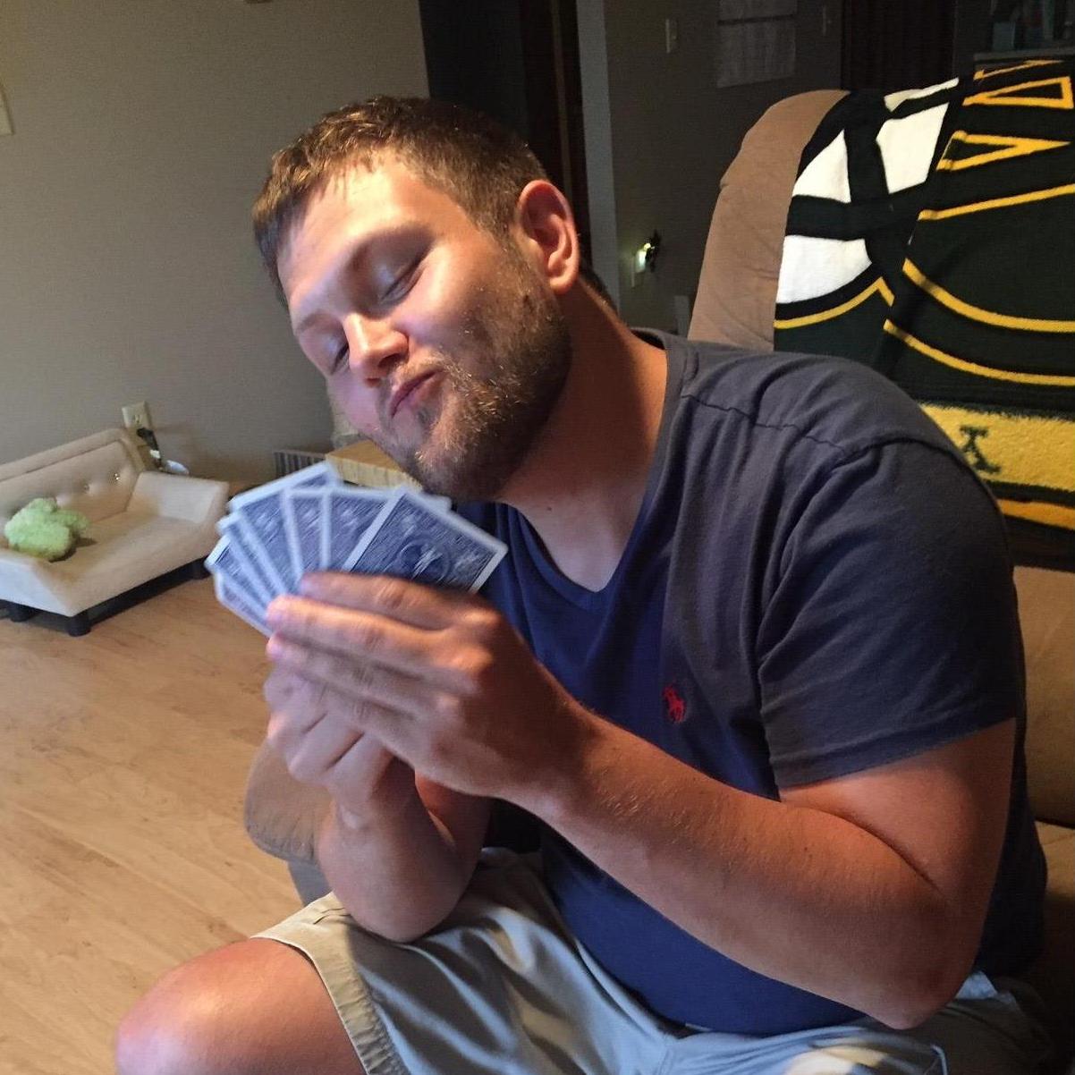 One of our favorite pastimes...cards.