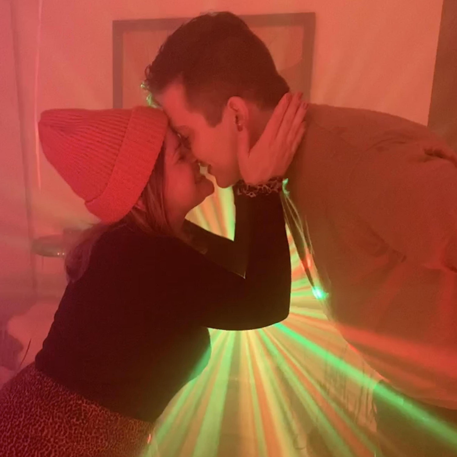 New Years Eve smooches for 9 years running. Love you!