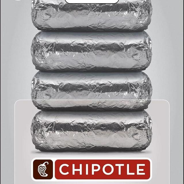 Chipotle Physical Gift Card - $50