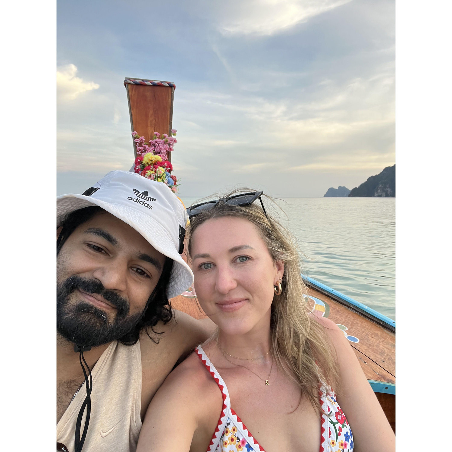 In Thailand for our annual NYE abroad together.... Right after our hotel burned down.