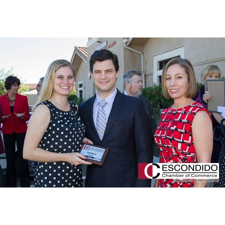 North County Credit Repair (Heather's business she used to own) being honored with a plaque by the Escondido Chamber of Commerce back in November 2014. Time sure does fly!