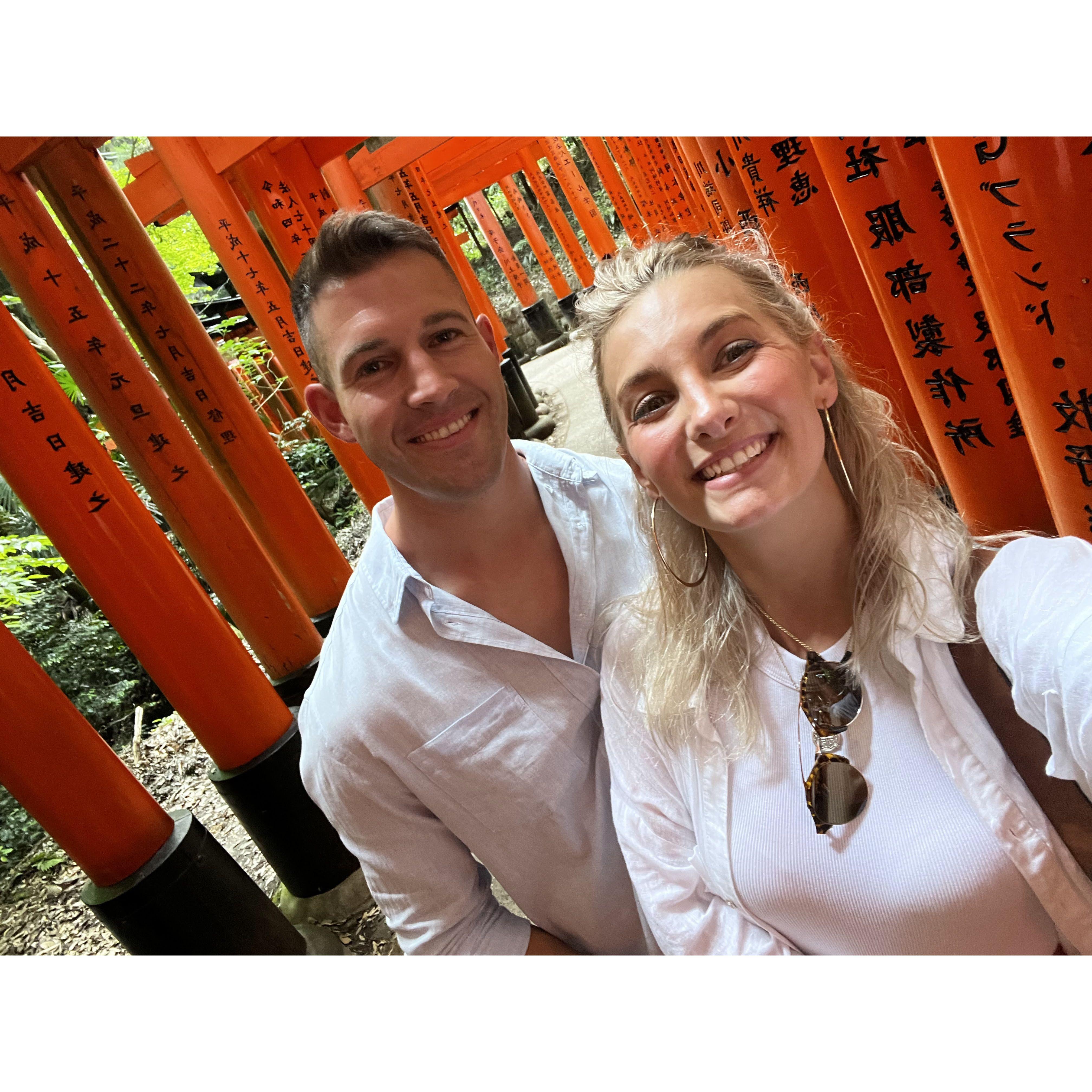 Our first date in Japan.