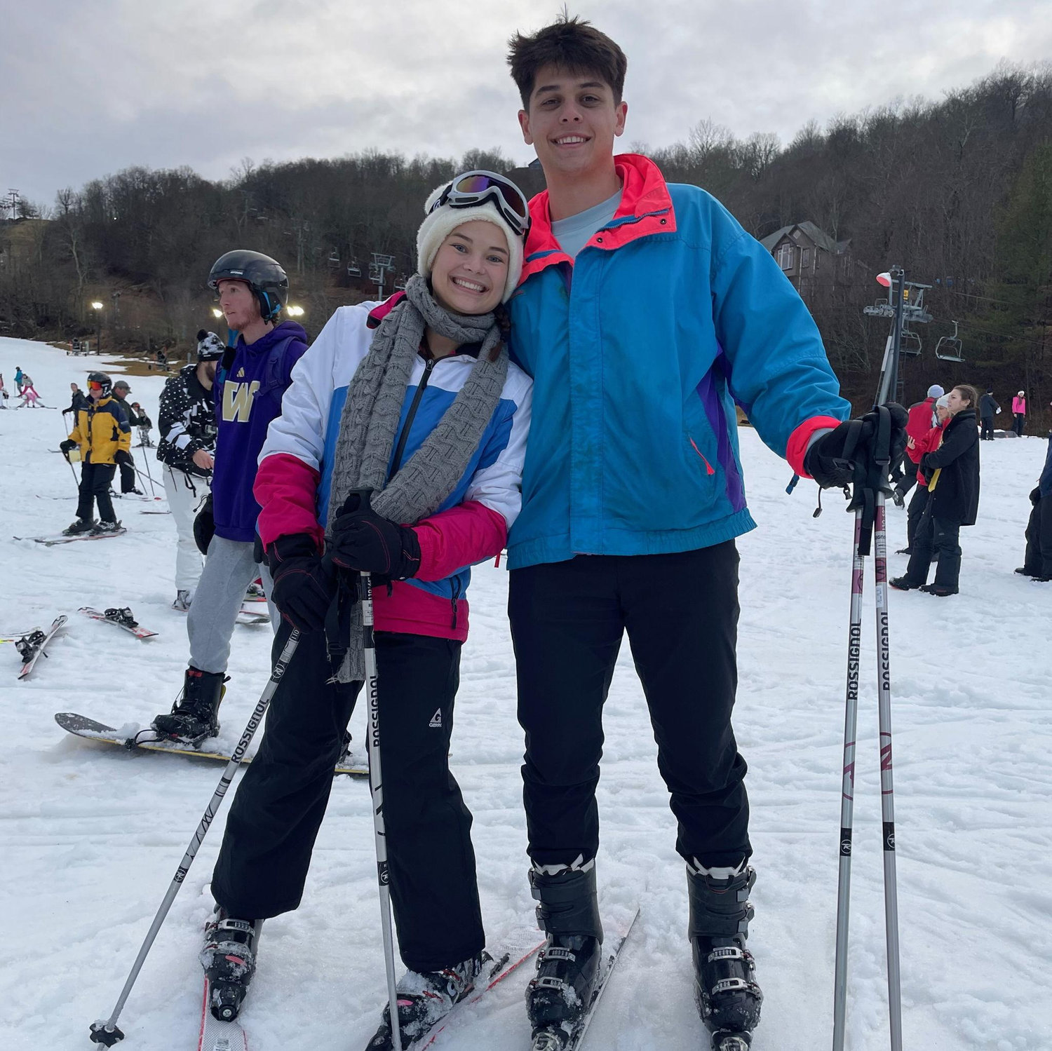 Learning to ski (or at least trying to!)