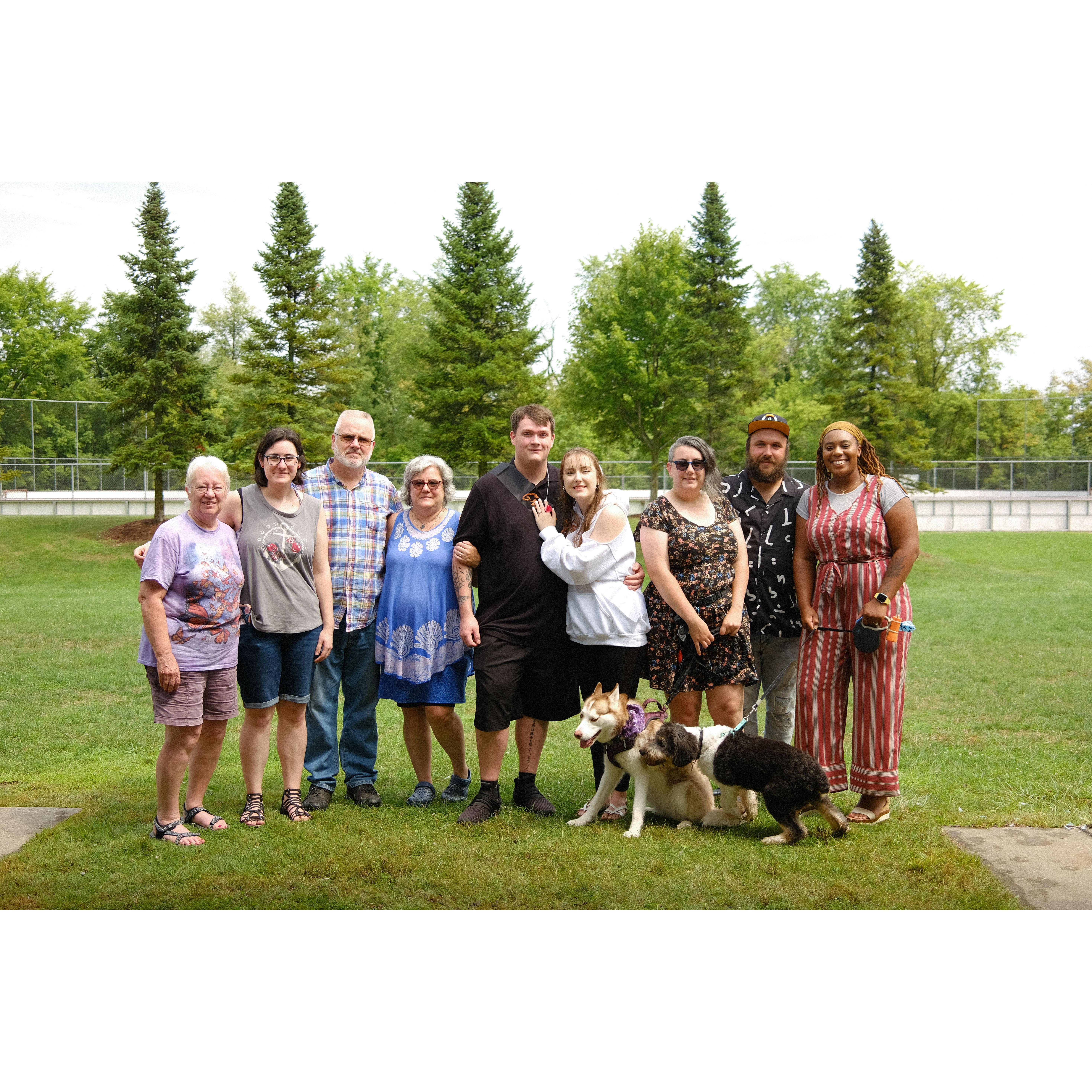 Tricia's family at the engagement party!