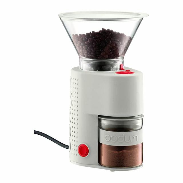 Bodum BISTRO Burr Coffee Grinder, 1 EA, White