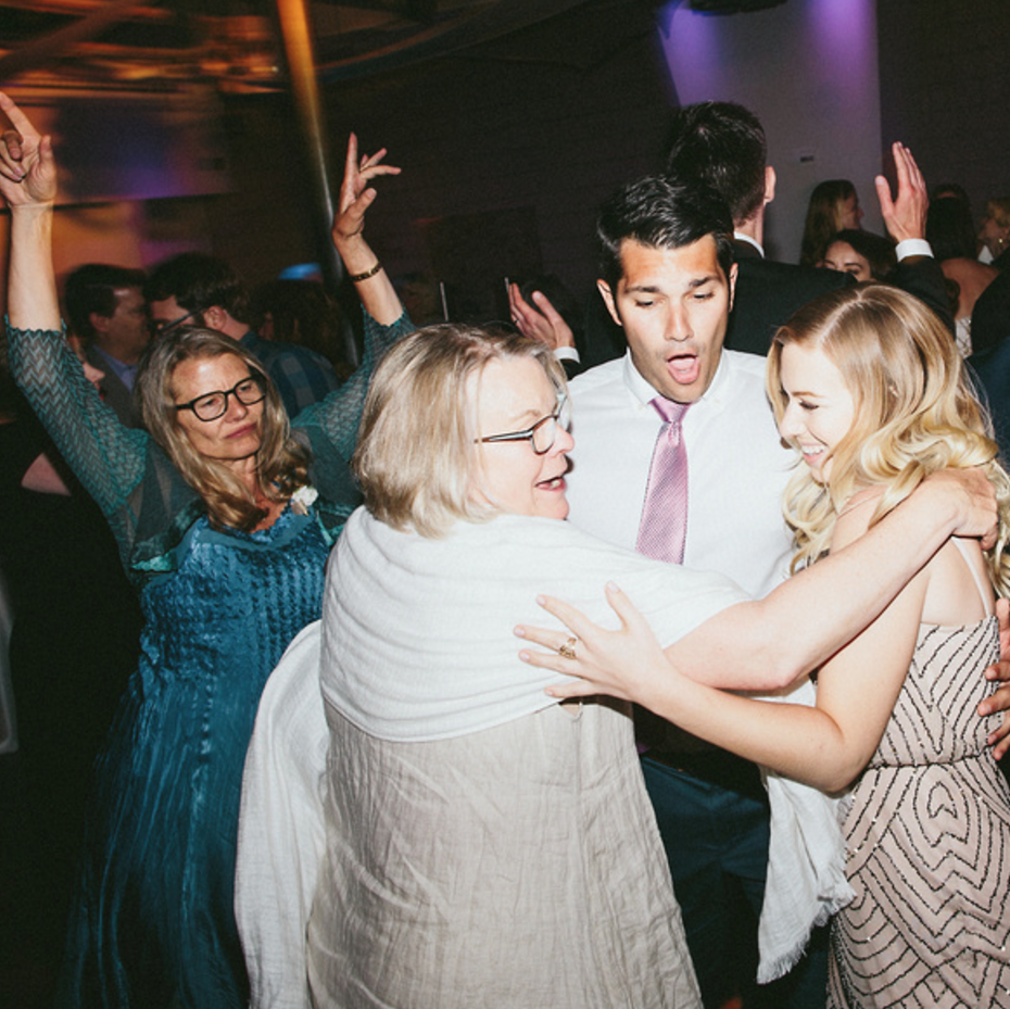 We really love to dance and especially with Sarah's mom.