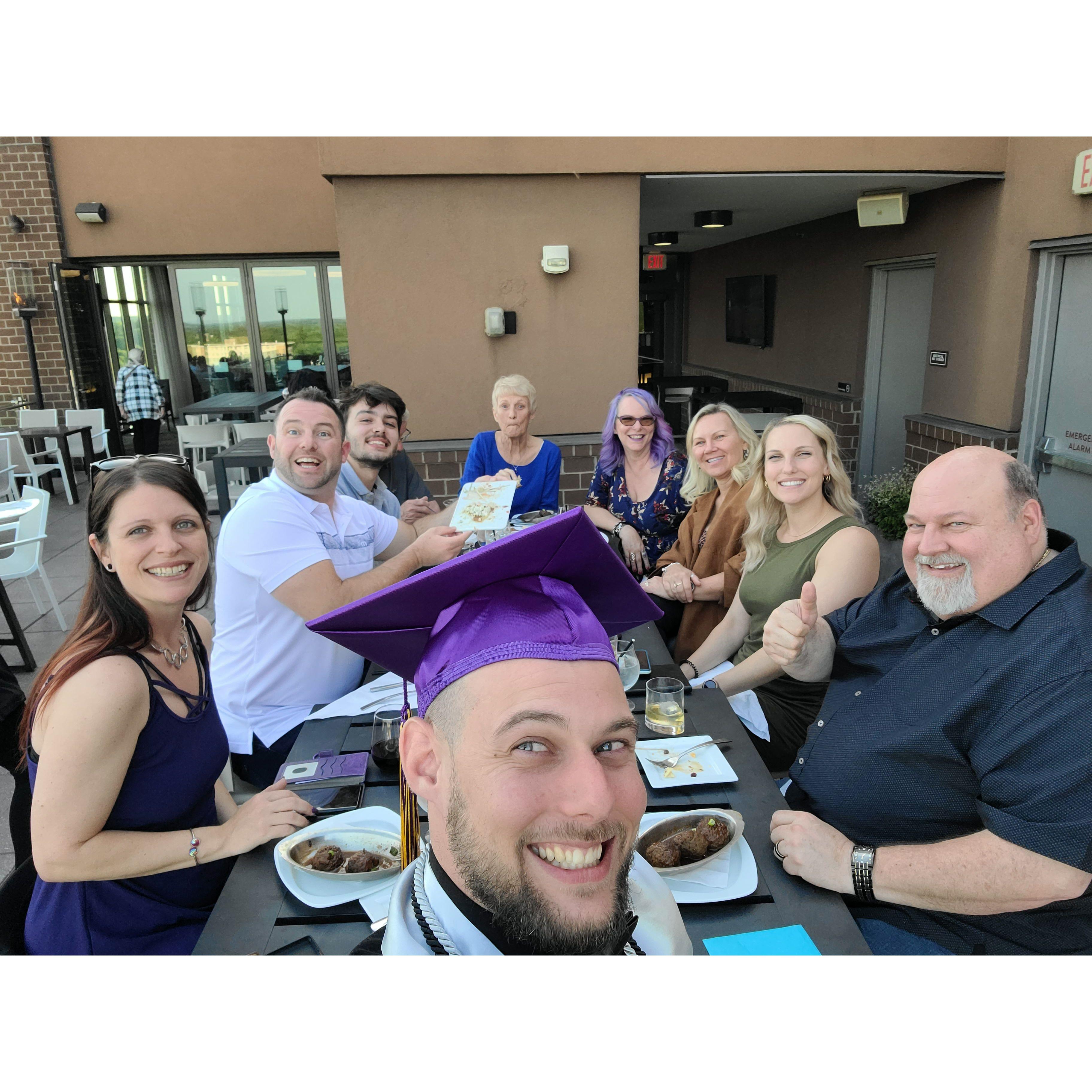 Alex Graduation dinner 2023