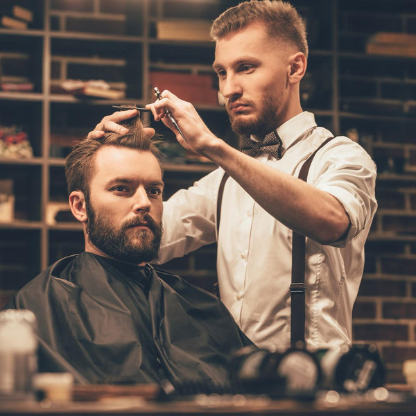 Groom's Haircut & Shave For The Wedding