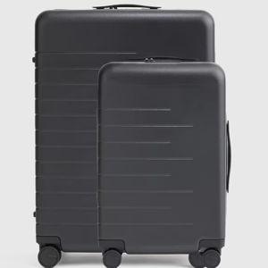 Carry-On & Large Check-In Suitcase Set - Black