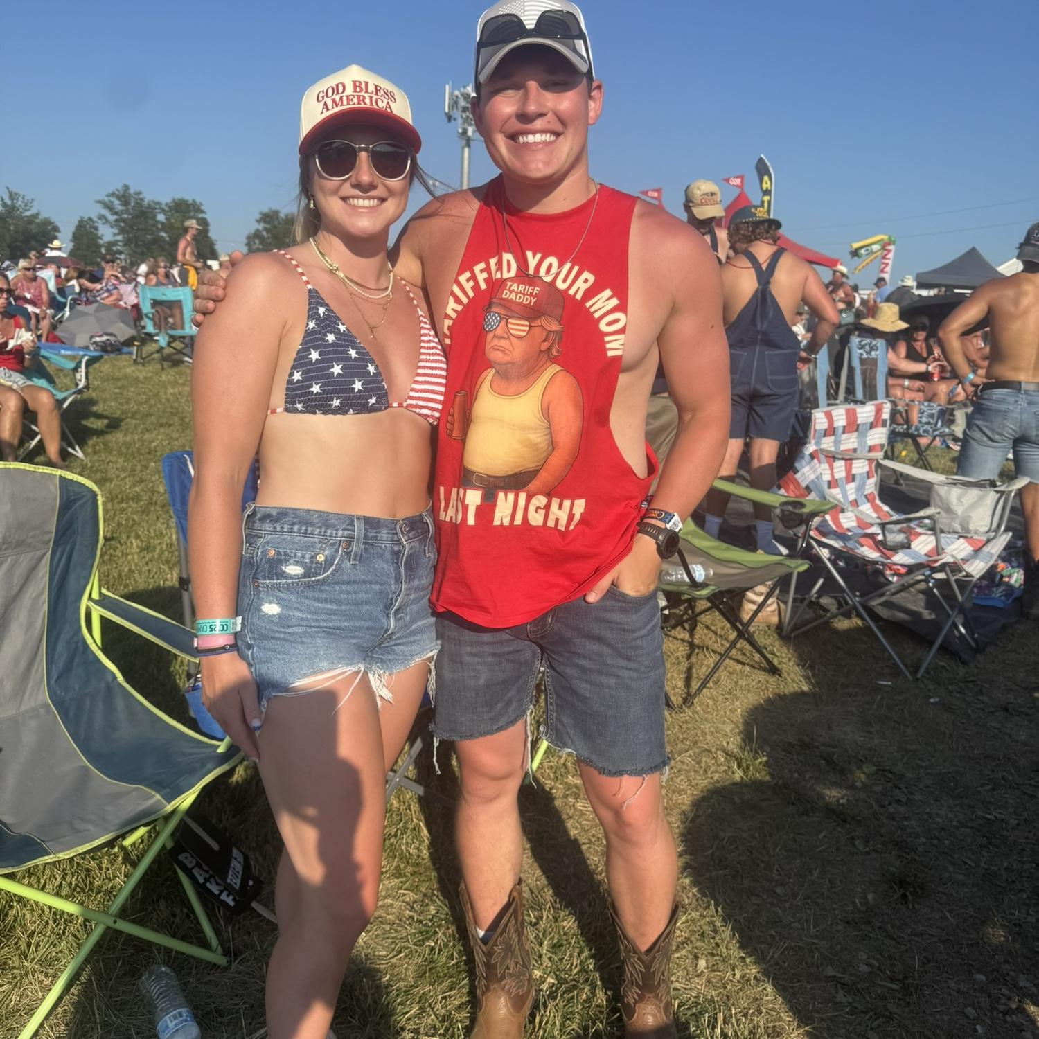 Sweltering in the July heat