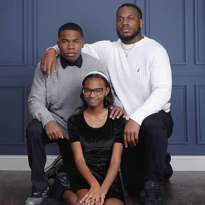 Product of our love.
 Allan 22, Dean 18, and Allena 13