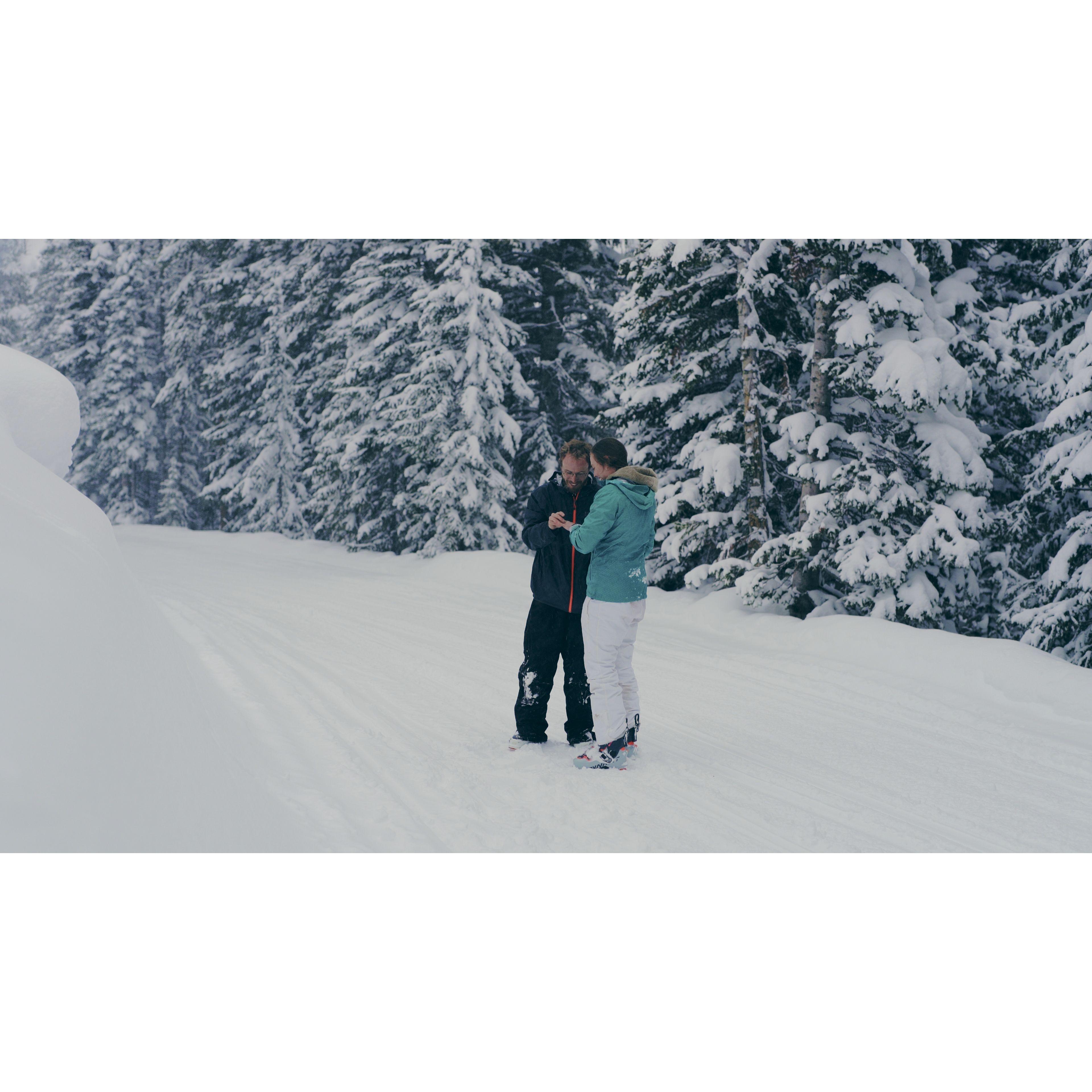 Feb 15: Putting the ring on for the first time :D