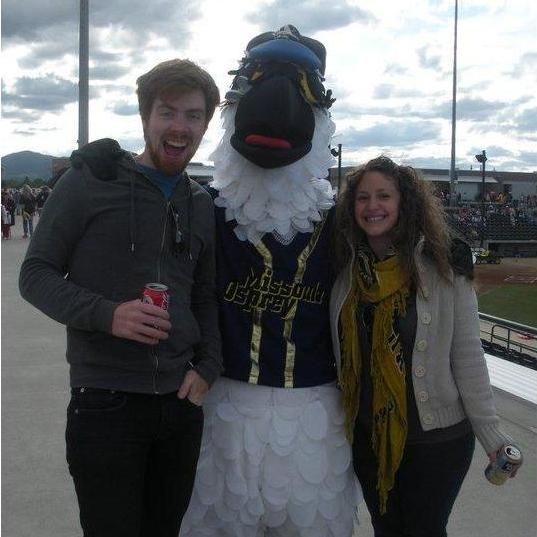 Our first Osprey Baseball Game in Missoula!