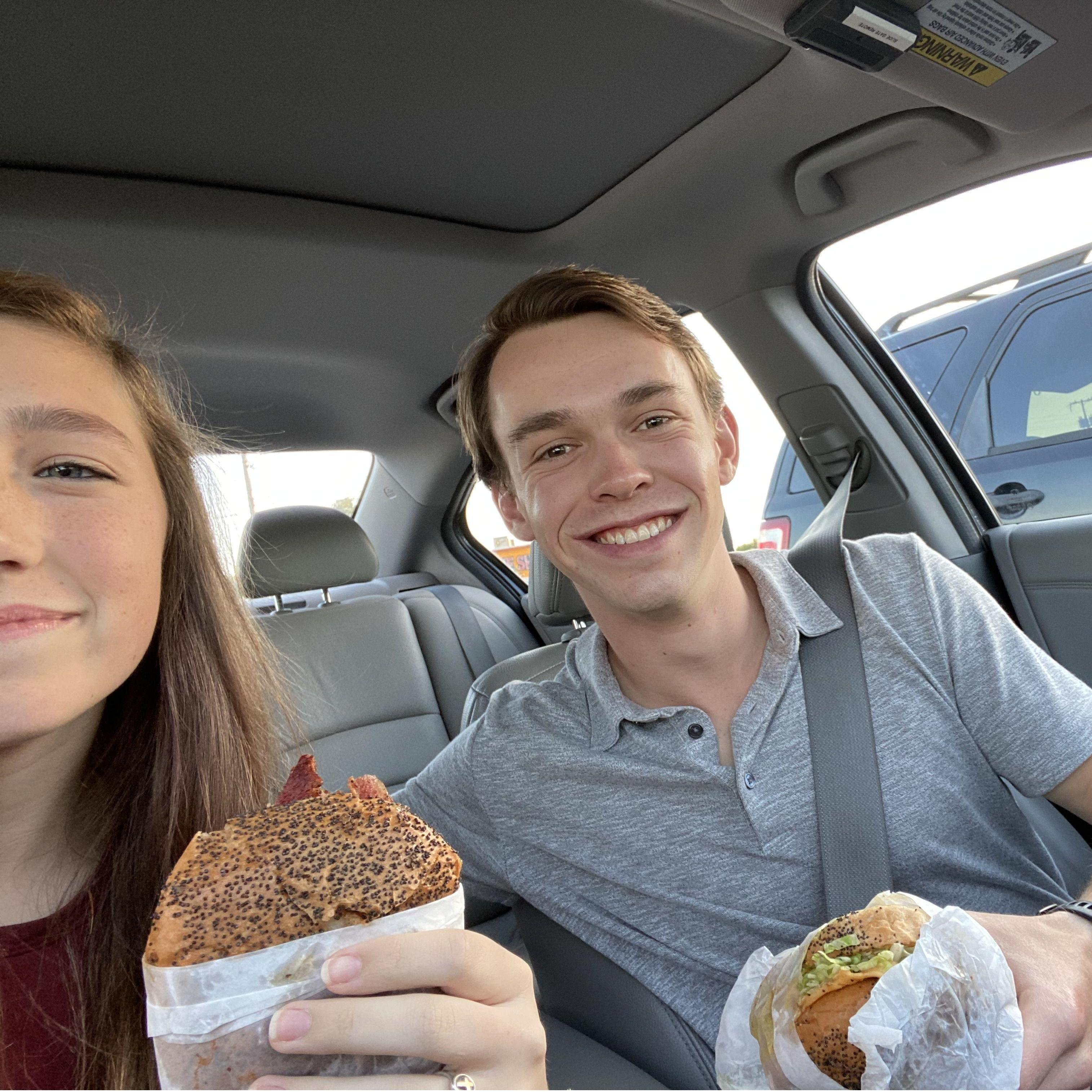 Our first date on May 9th, 2020