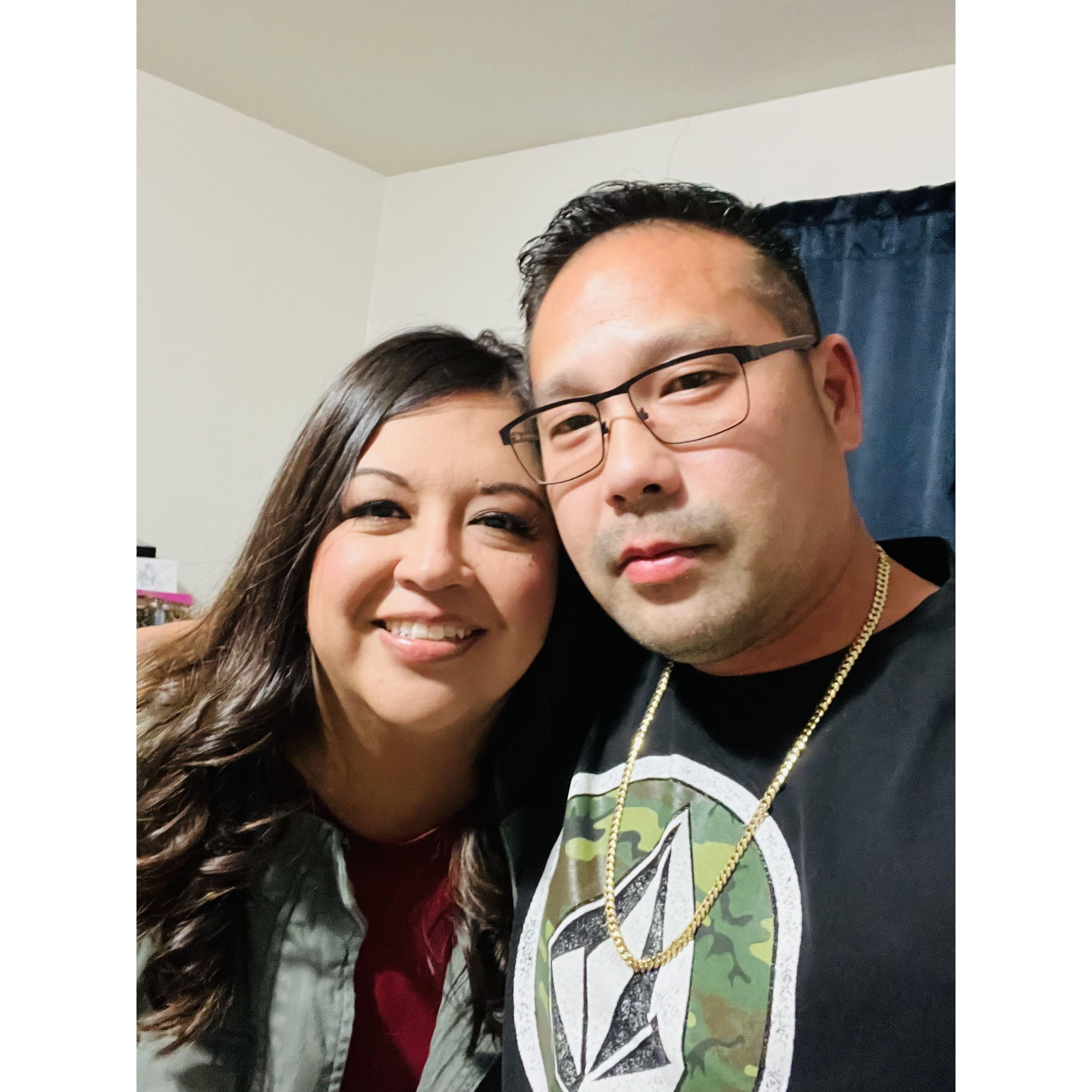 One of our first date nights.