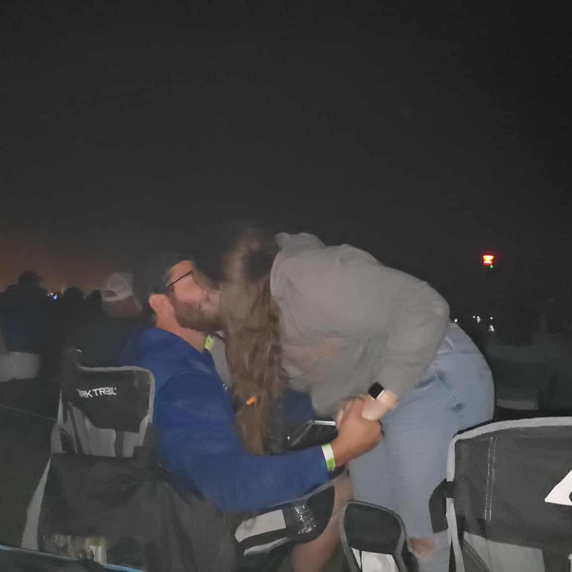 After saying "Yes!" 
Missouri trip 2025