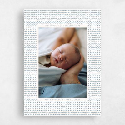 Dusty Blue Holiday Card - Haywood