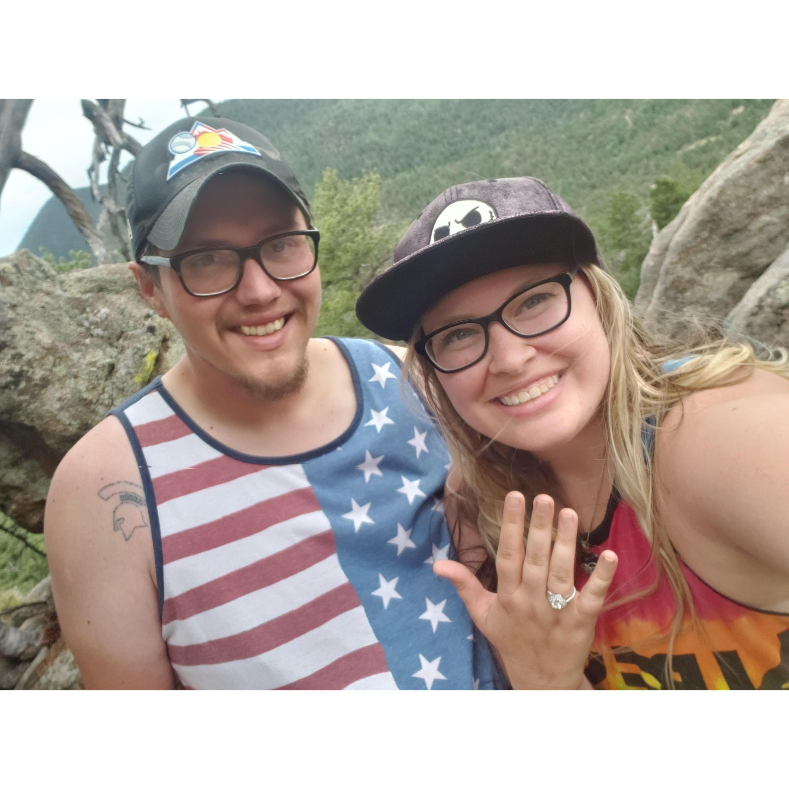 We're engaged!