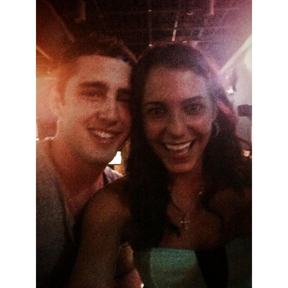 The 1st night we met.....literally captioned "my new best friend" ..... little did we both know we were going to be best friends for life :)